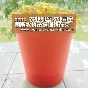 hth:农业部畜牧业司全国畜牧执法培训班在京举办(图1) 华体会app